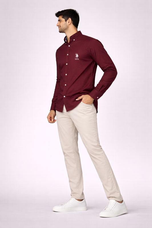 U.S. POLO ASSN. Men's Cotton Regular Fit Shirt