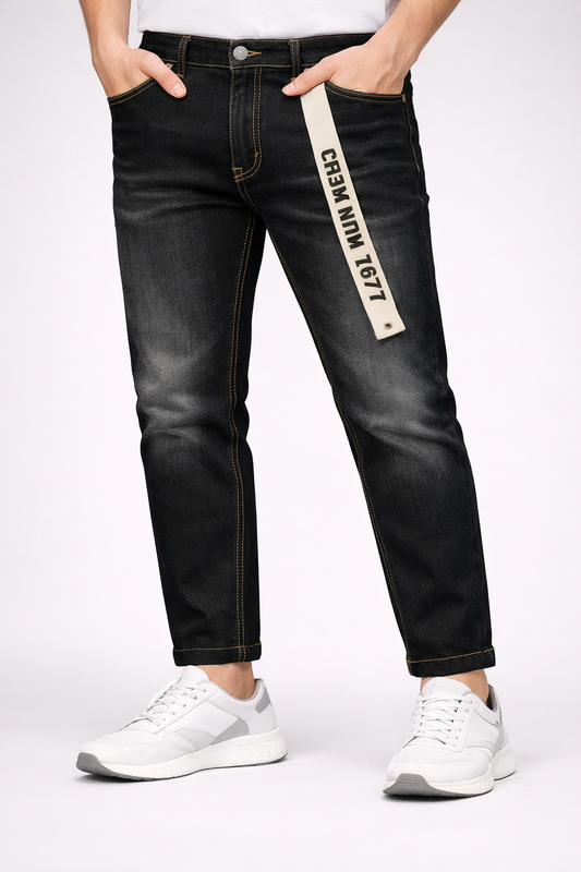 Men's Smart Fit Stretch Fabric for Comfort Premium Wash Aesthetic Authentic Twill and Durable Jeans